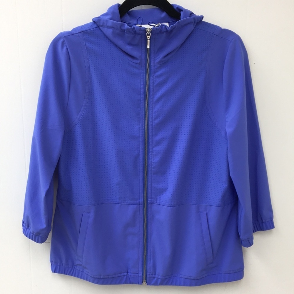 Zenergy By Chicos Women's Lightweight Windbreaker Size XS EXCELLENT Condition